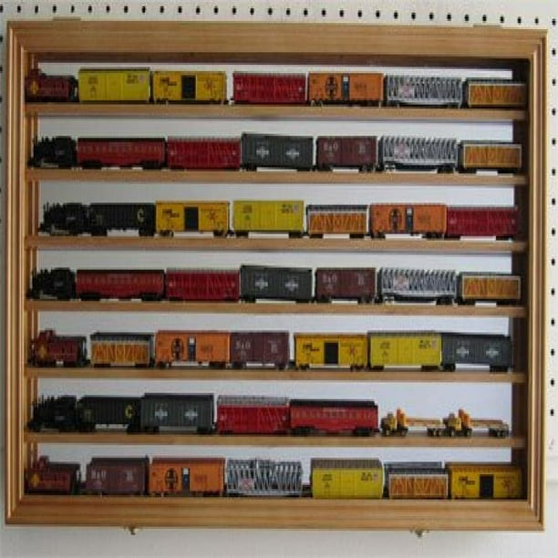 HO Train Display Case Expandable Dust Sealed  Mirror & Scene Background Options 